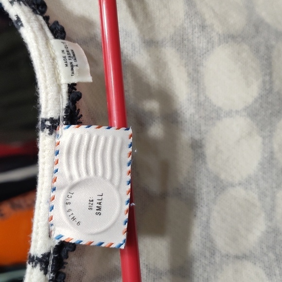 Anthropologie Postage Stamp blouse top small polka dots - Picture 3 of 6